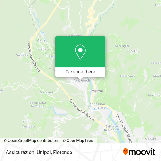 Assicurazioni Unipol map