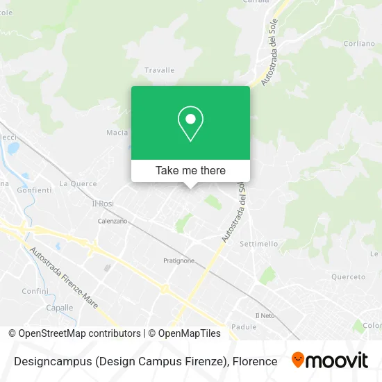 Designcampus (Design Campus Firenze) map