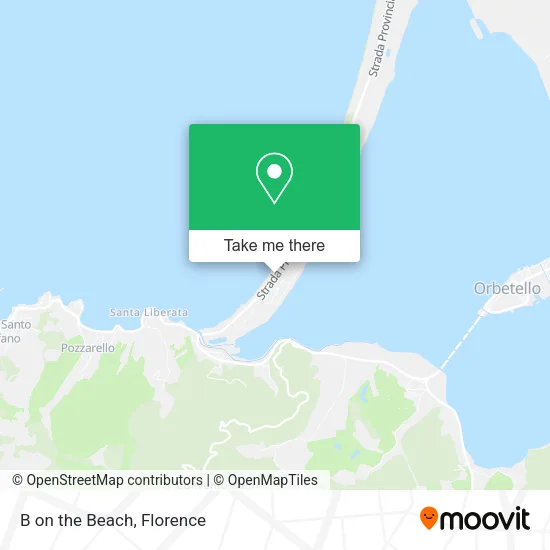 B on the Beach map