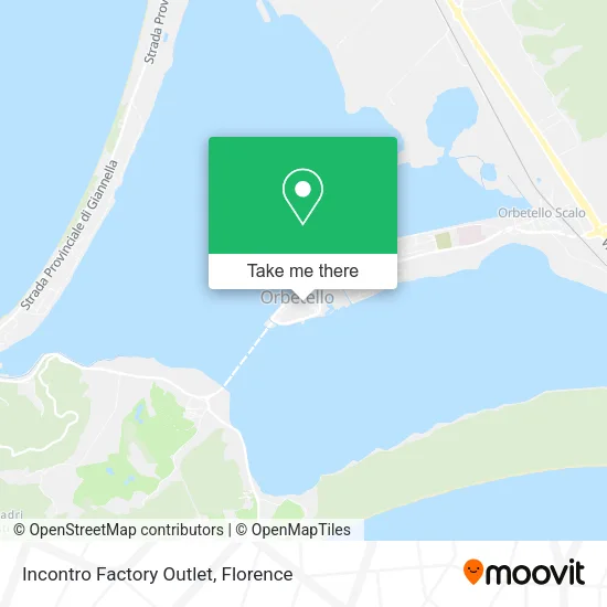 Incontro Factory Outlet map