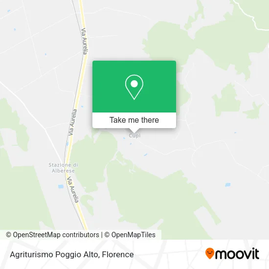 Agriturismo Poggio Alto map
