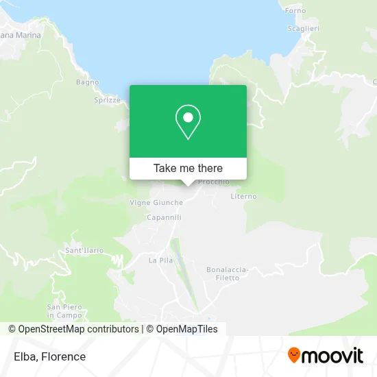 Elba map
