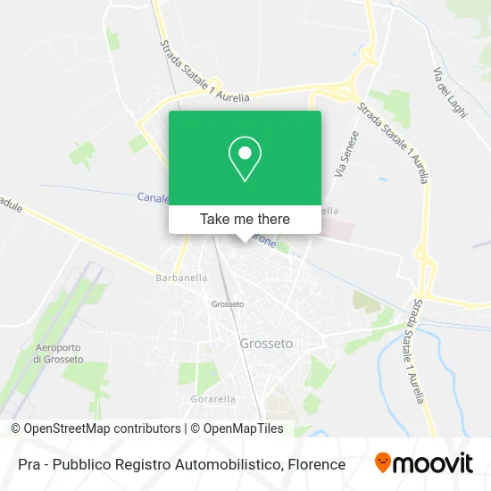 Pra - Pubblico Registro Automobilistico map