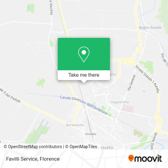 Favilli Service map