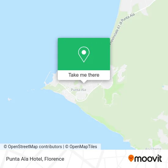 Punta Ala Hotel map
