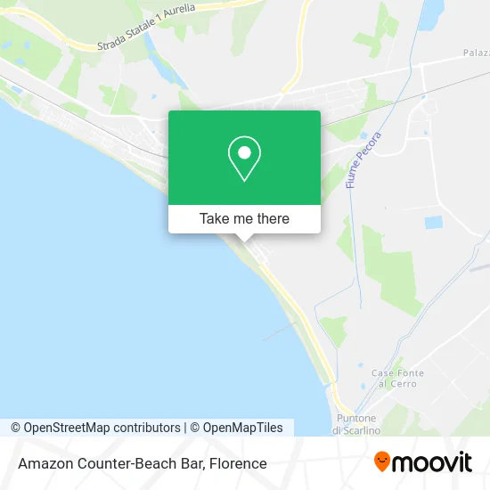 Amazon Counter-Beach Bar map