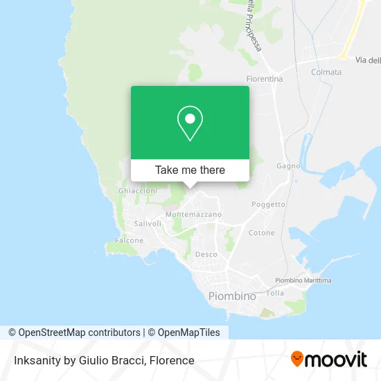 Inksanity by Giulio Bracci map