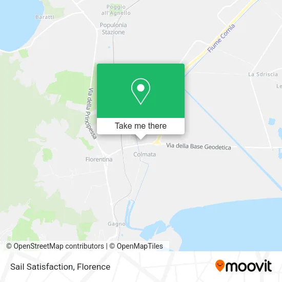 Sail Satisfaction map