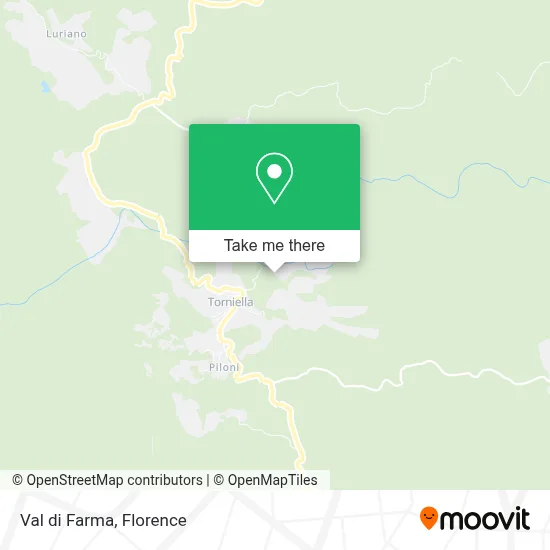 Val di Farma map