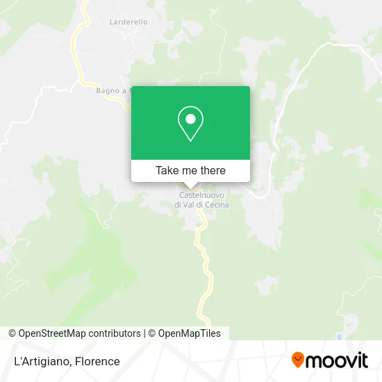 L'Artigiano map