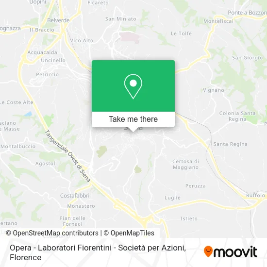 Opera - Laboratori Fiorentini - Società per Azioni map