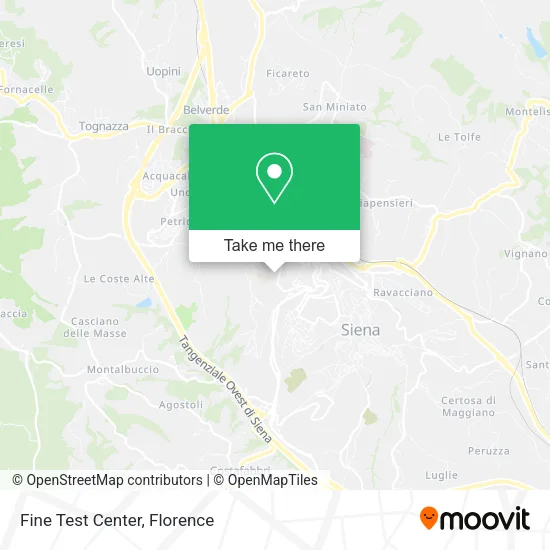 Fine Test Center map
