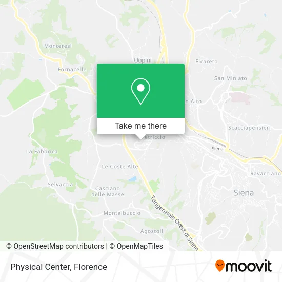 Physical Center map