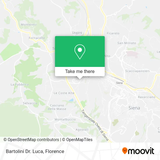 Bartolini Dr. Luca map