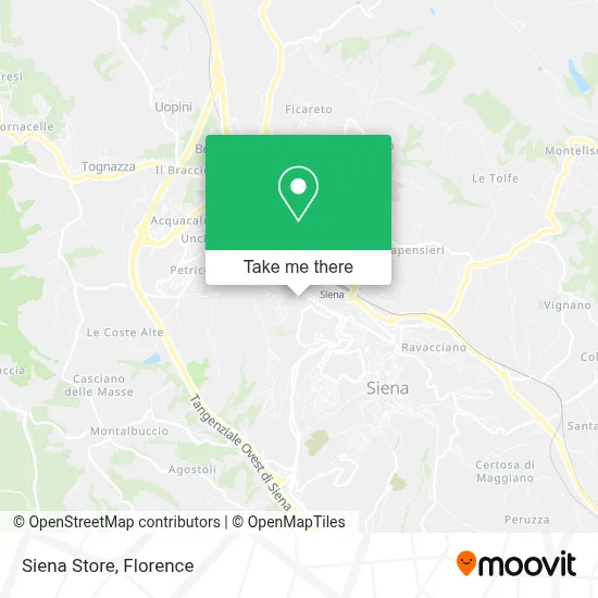 Siena Store map