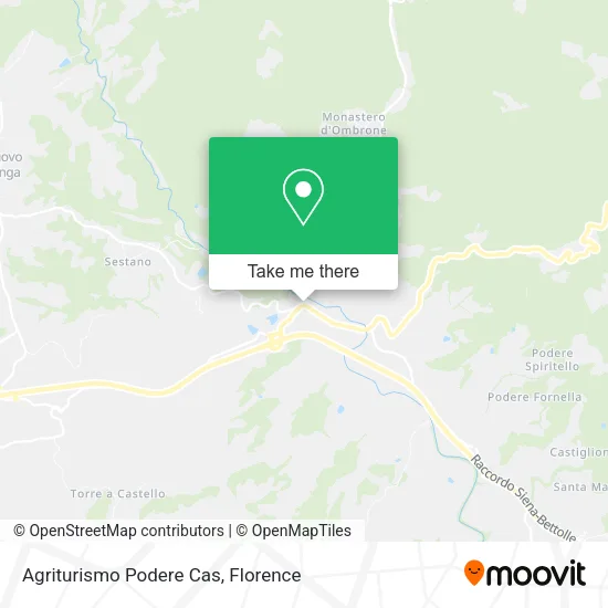 Agriturismo Podere Cas map