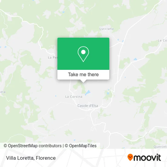 Villa Loretta map