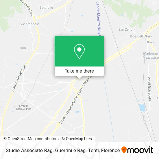 Guerrini and Tenti Accounting Studio map