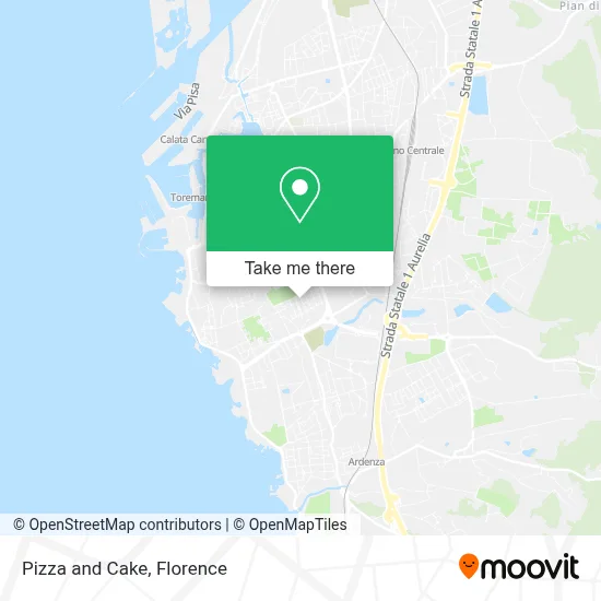 Pizza and Cake map
