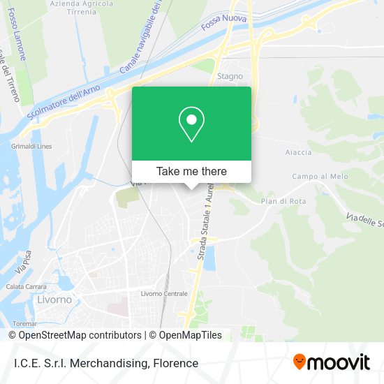 I.C.E. S.r.l. Merchandising map