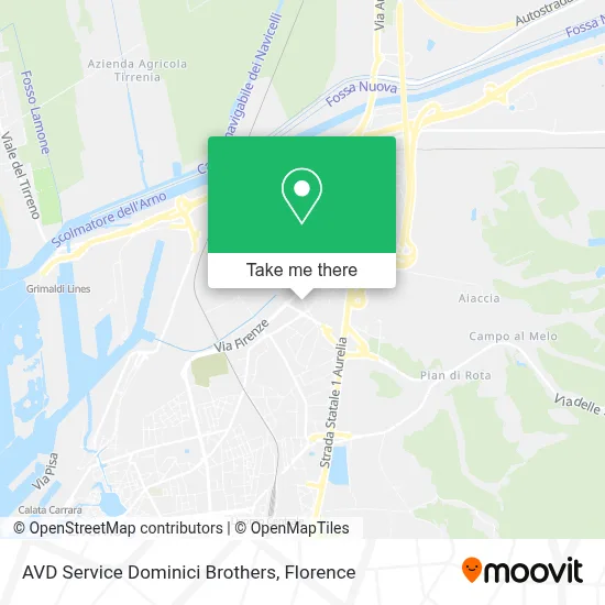 AVD Service Dominici Brothers map