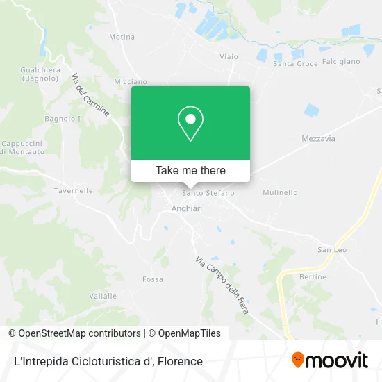 L'Intrepida Cicloturistica d' map