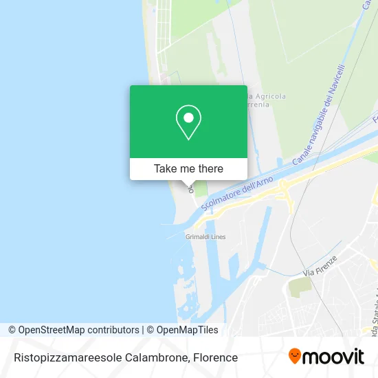 Ristopizzamareesole Calambrone map