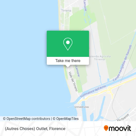 (Autres Choses) Outlet map