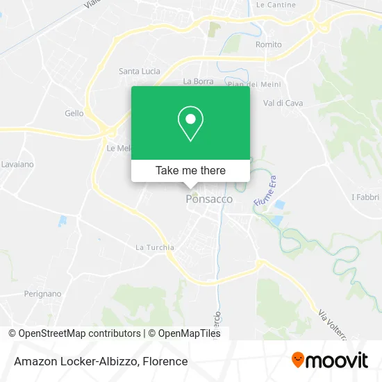 Amazon Locker-Albizzo map