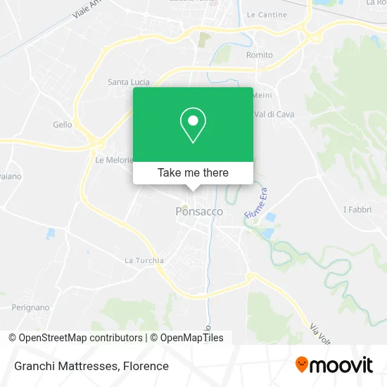 Granchi Mattresses map