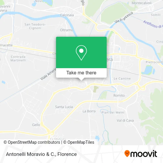 Antonelli Moravio & C. map