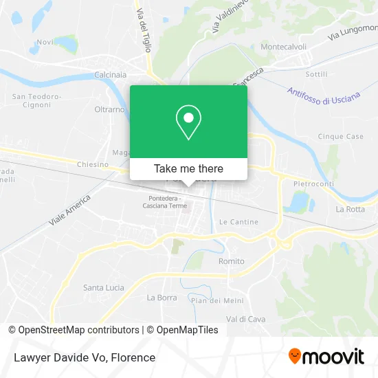 Lawyer Davide Vo map