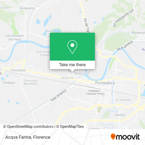 Acqva Farina map