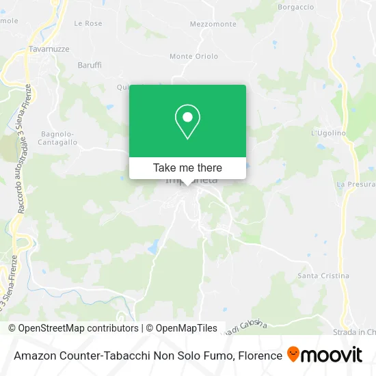 Amazon Counter-Tabacchi Non Solo Fumo map