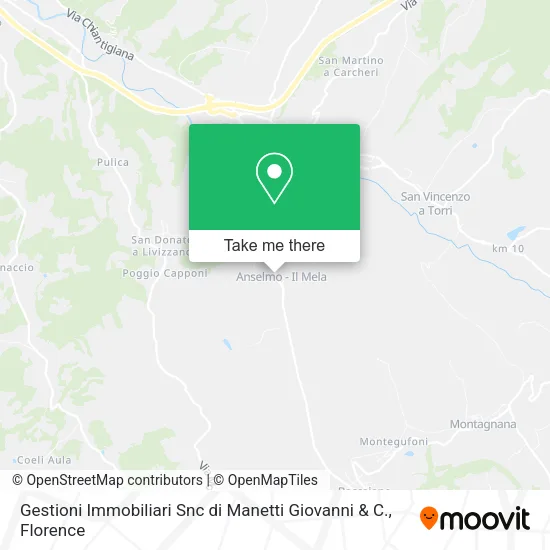 Gestioni Immobiliari Snc di Manetti Giovanni & C. map