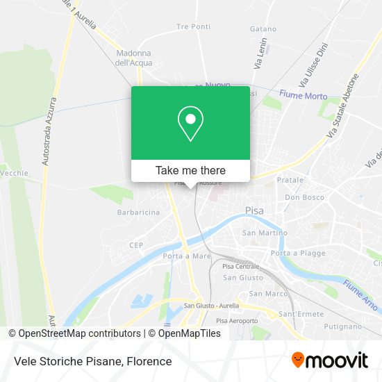 Vele Storiche Pisane map