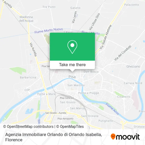 Orlando Real Estate Agency by Isabella Orlando map