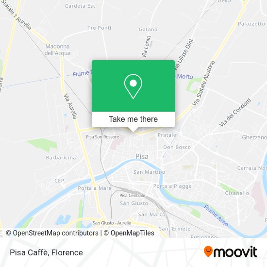Pisa Caffè map