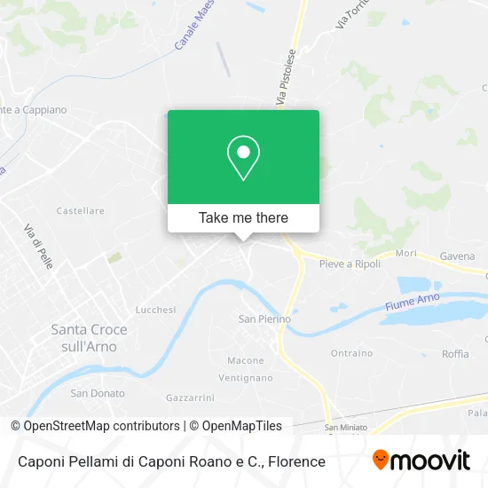 Caponi Pellami di Caponi Roano e C. map