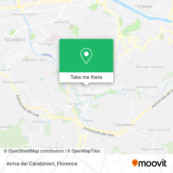 Arma dei Carabinieri map