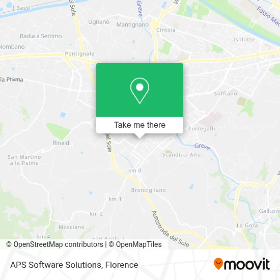 APS Software Solutions map