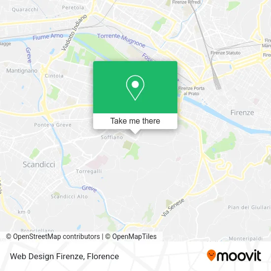 Web Design Firenze map