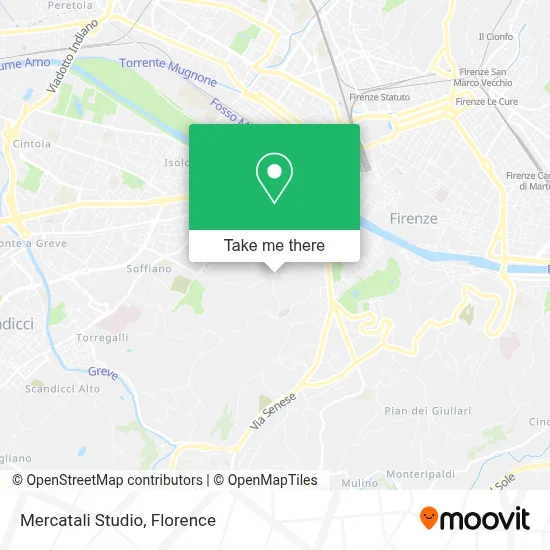 Mercatali Studio map