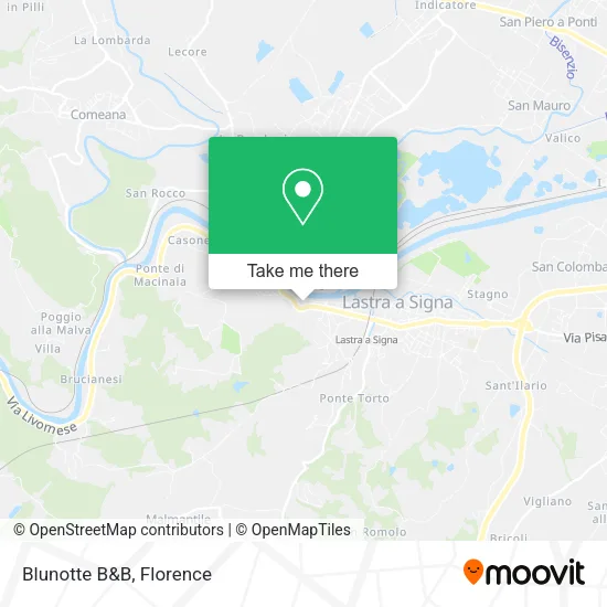 Blunotte B&B map