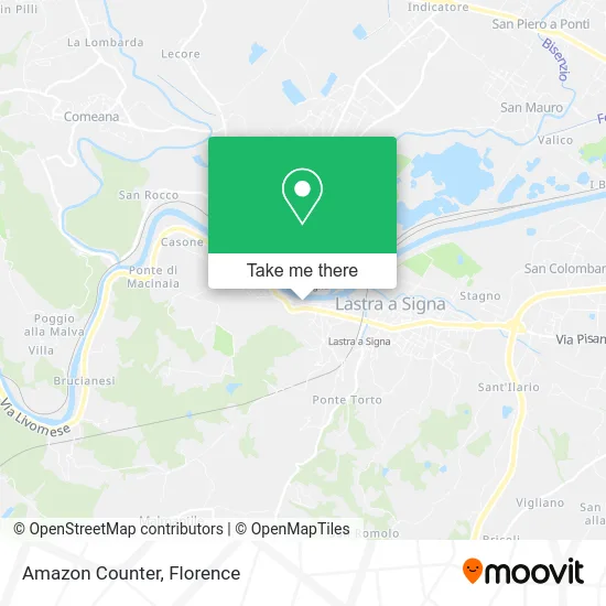 Amazon Counter map