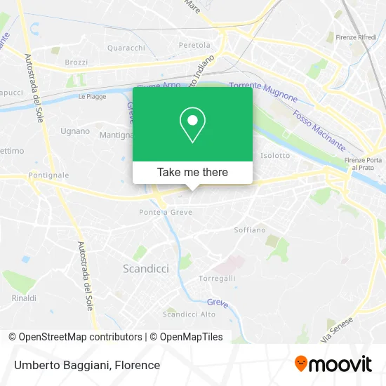 Umberto Baggiani map