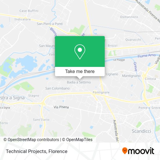 Technical Projects map