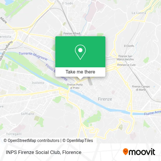 INPS Firenze Social Club map