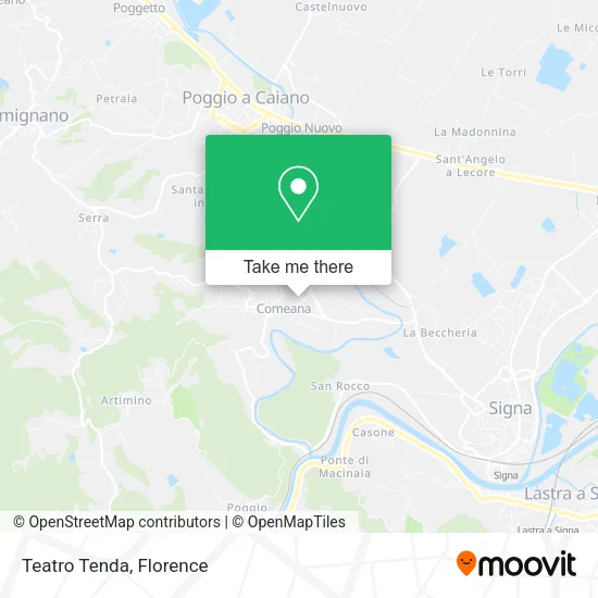 Teatro Tenda map