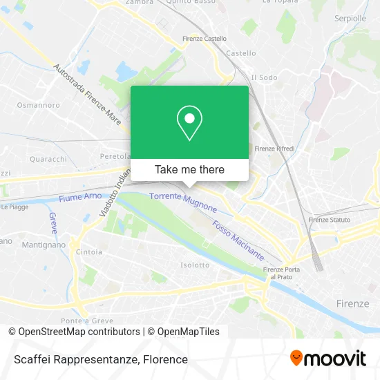 Scaffei Rappresentanze map